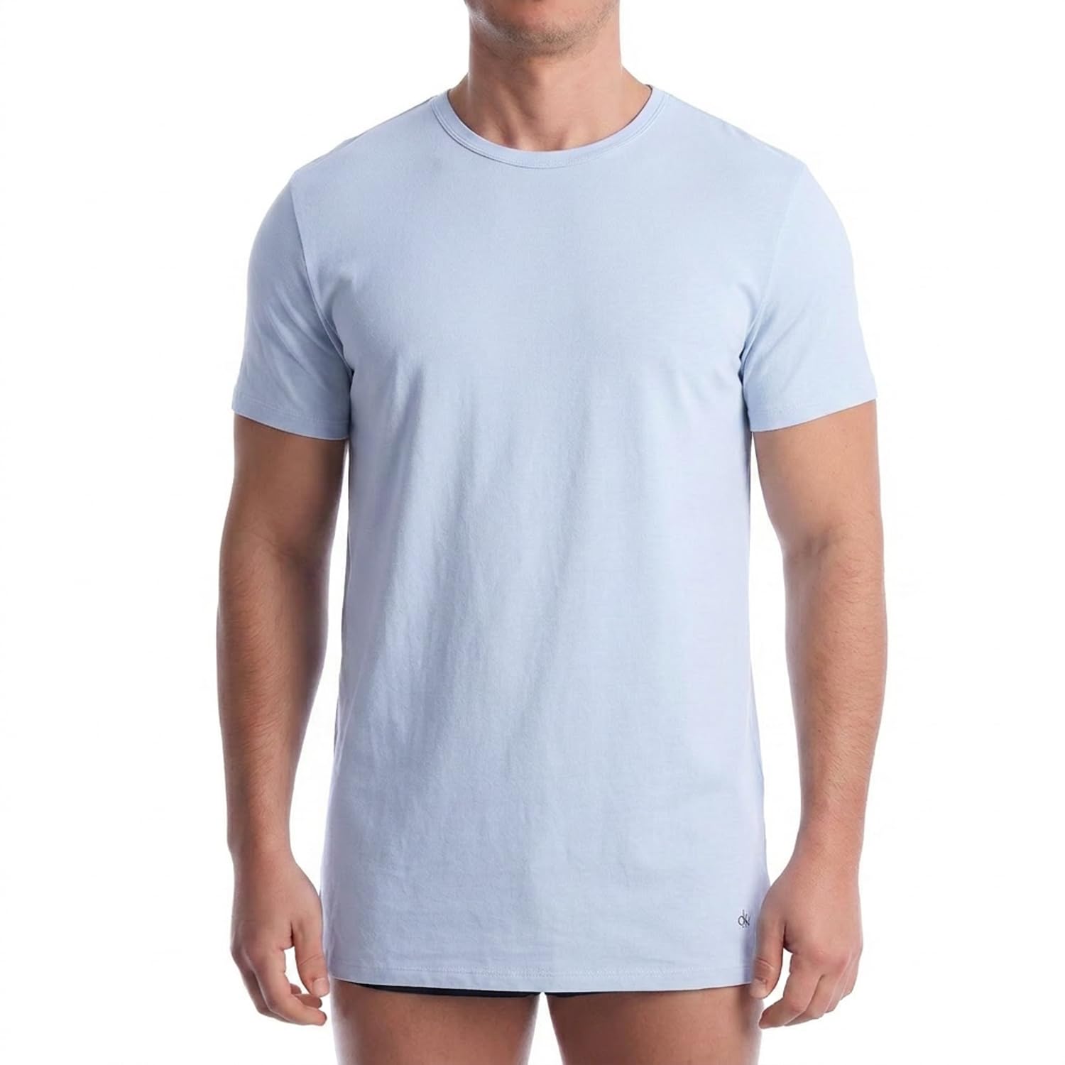 Calvin Klein Pack 3 Camisetas Interiores Hombre Slim Cotton Stretch Blend NB4185