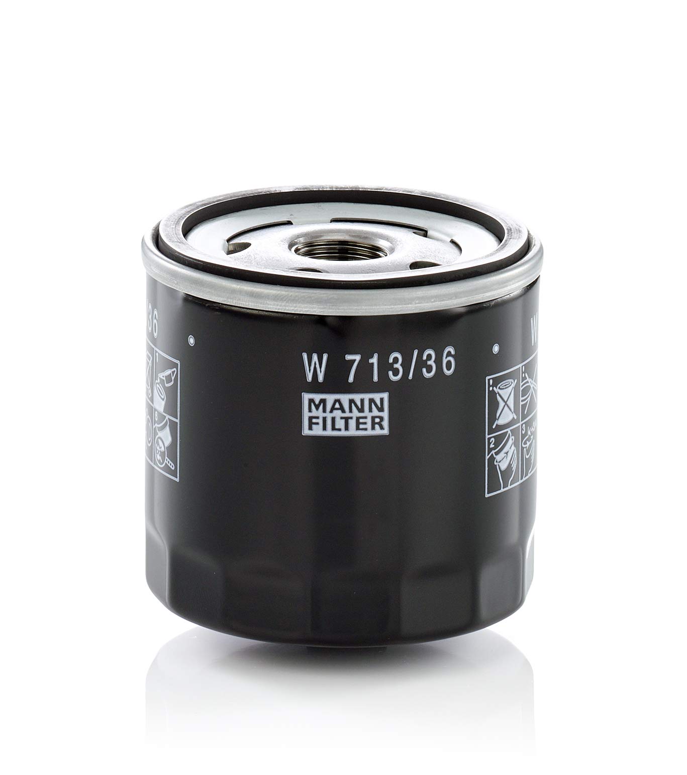 MANN-FILTER W 713/36 Oil Filter for Car