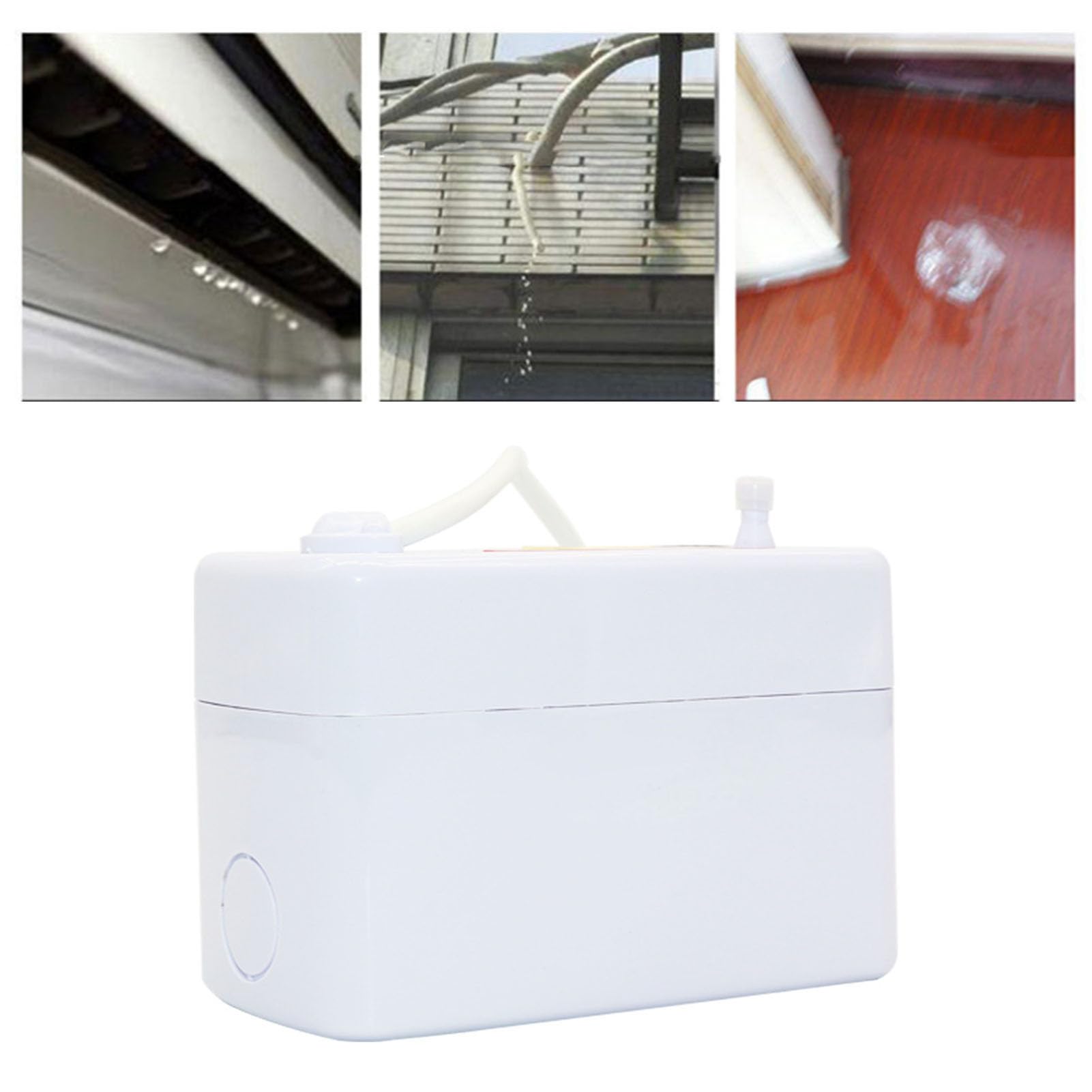 Pompa di Condensa 220V AC Deumidificatore Macchina per il Ghiaccio Pompa di Drenaggio con 24L/h Portata Massima 10m Sollevatore Massimo 200ml Serbatoio di Stoccaggio 'acqua