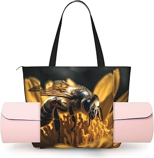 Women'S Yoga Bag With Yoga Mat Carrier Large Shoulder Bag Pile Of Raspberries Carryall Tote For Travel Office Beach Gym