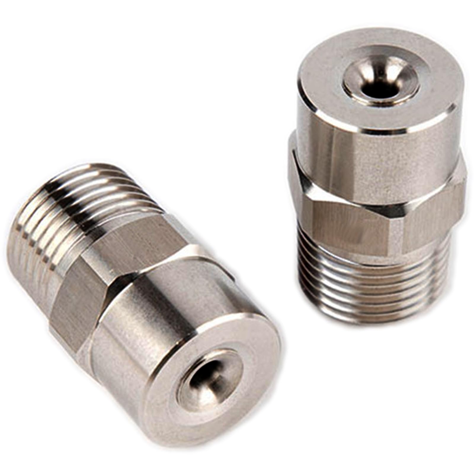 SHELIZI Stainless Steel Conical Nozzle, 1/8" - 1/2" BSPT Thread - Industrial Humidification, Dust Removal & Cooling 6Pcs 3/8 BSPT SS Cone Nozzle, 5.2mm/0.20" Orifice