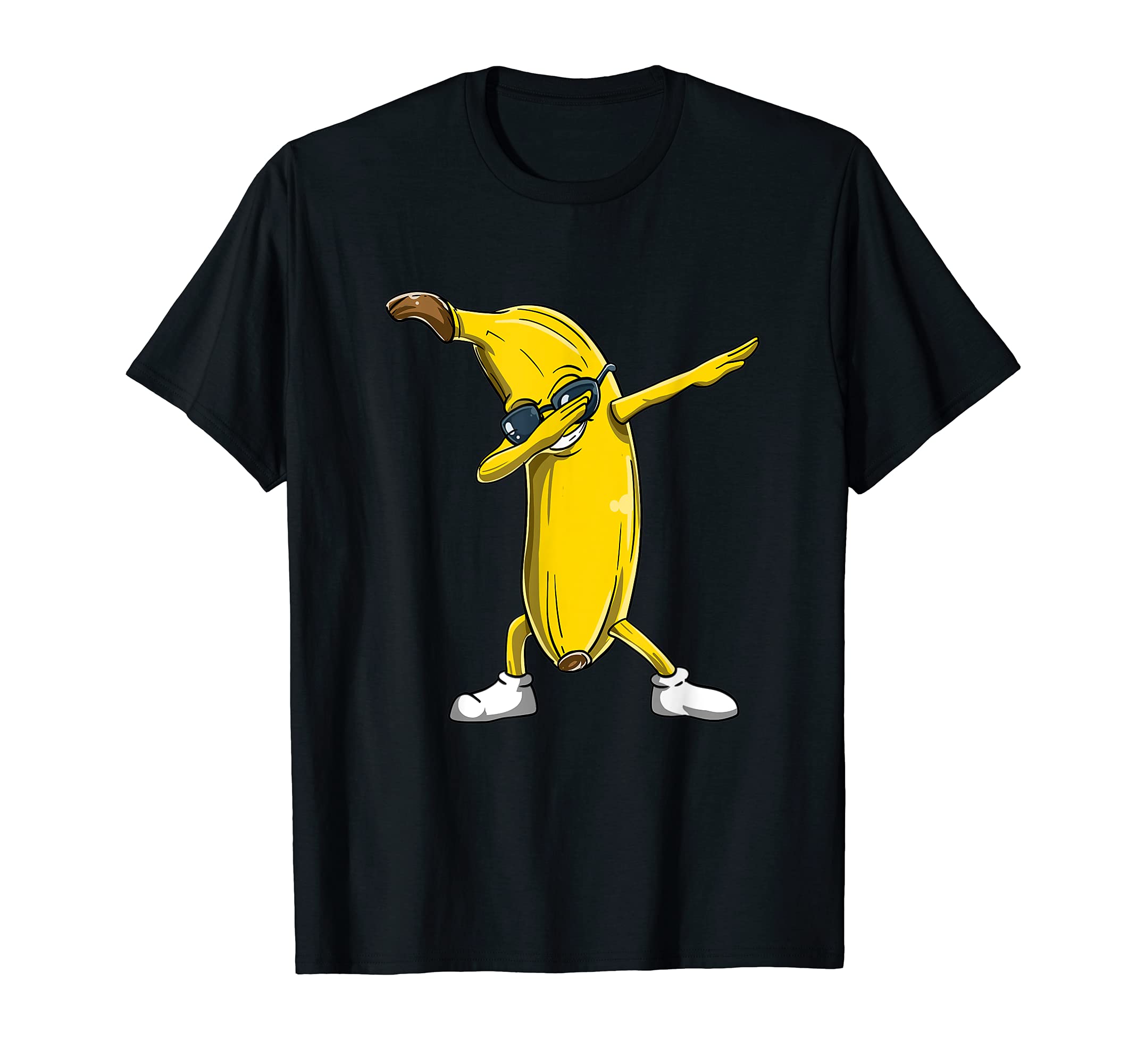 Dabbing Animal .CoDabbing Banana Wearing Sunglasses Dab Dance Girl Mens Kids T-Shirt