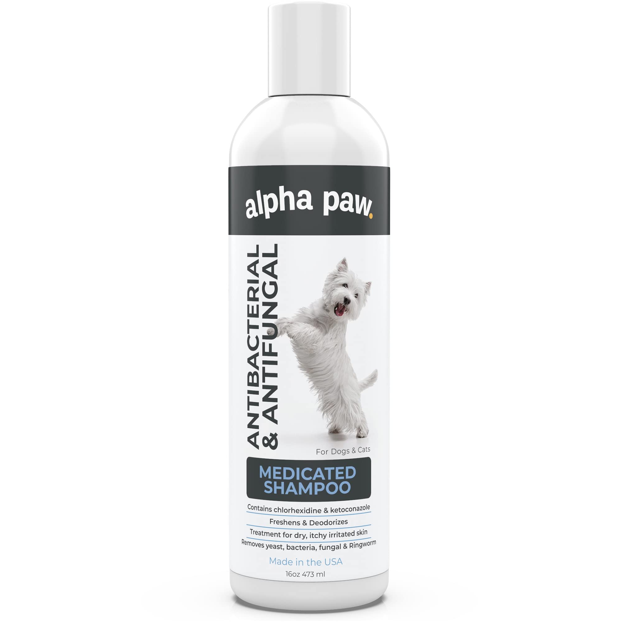 Antibacterial & Antifungal Shampoo for Dogs & Cats Contains