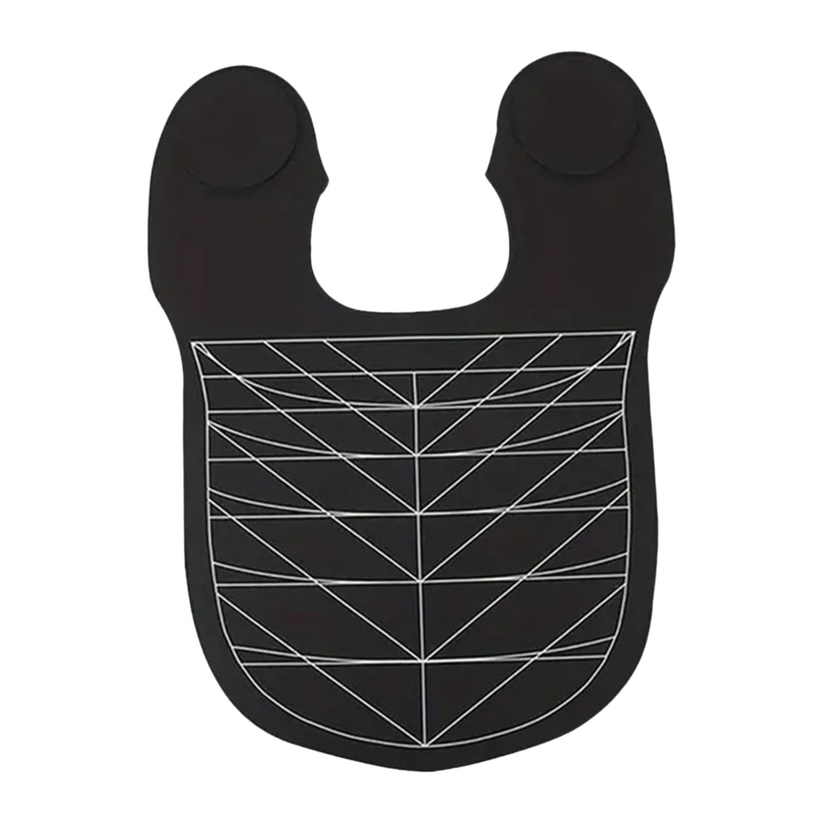 SAZ DEKOR Hair Cutting Collar Non Slip Cutting Cape for Hair Stylist Hairdressing Home stripe black-image-42
