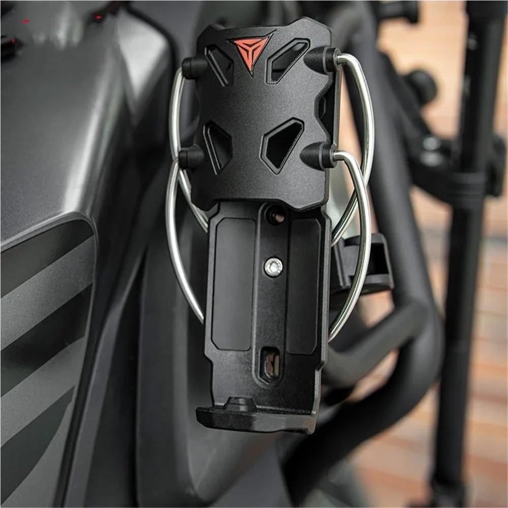 Becherhalter Motorrad Motorrad- Und Fahrradfahren, Automatischer Verstellbarer Getränkehalter, Universelle rutschfeste, Verschleißfeste Wasserflaschenhalterung