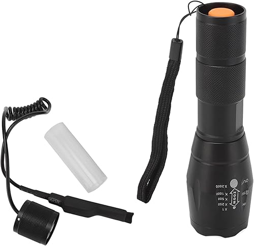 Antorcha de visión nocturna, linterna de bolsillo, aleación de aluminio 850nm IR linterna antorcha infrarroja Zoomable cámara de visión nocturna luz