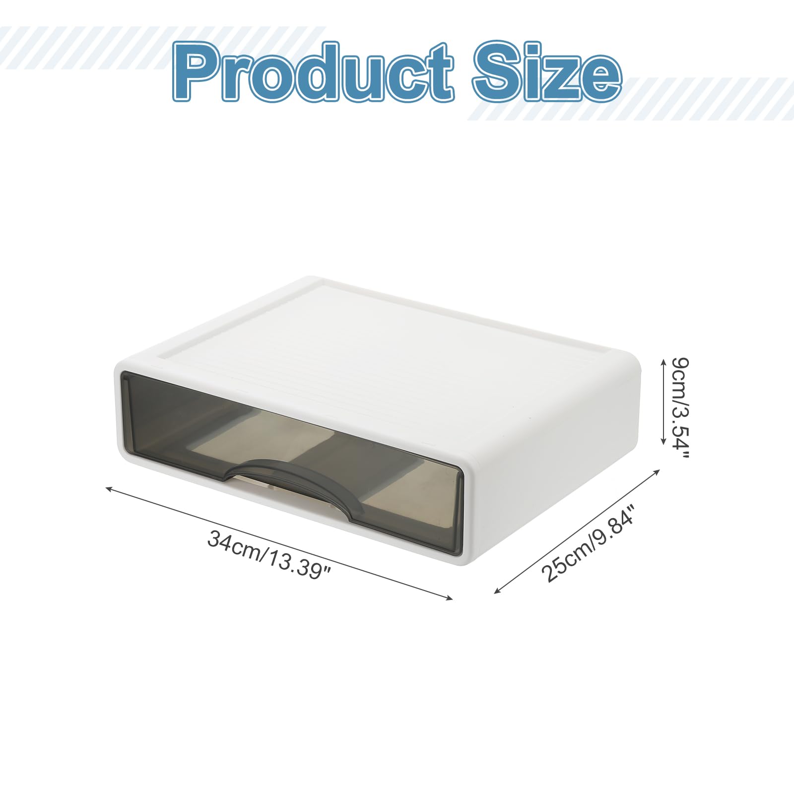 PATIKIL Small Stackable Storage Drawers - Image 2