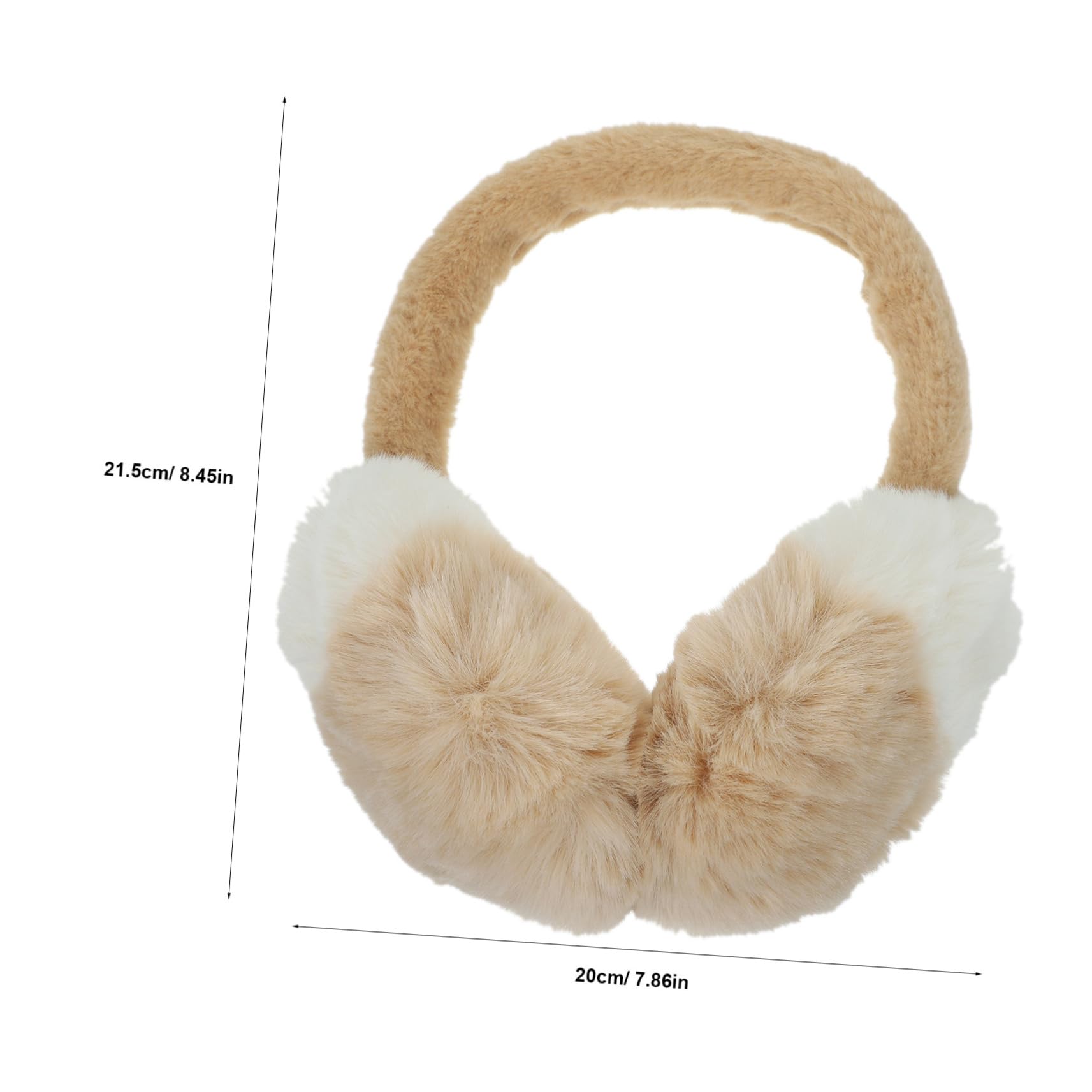 Veemoon Fluffy Winter Warm Hat Ear Muffs for Sleeping Cold Weather Earmuff Plush Material