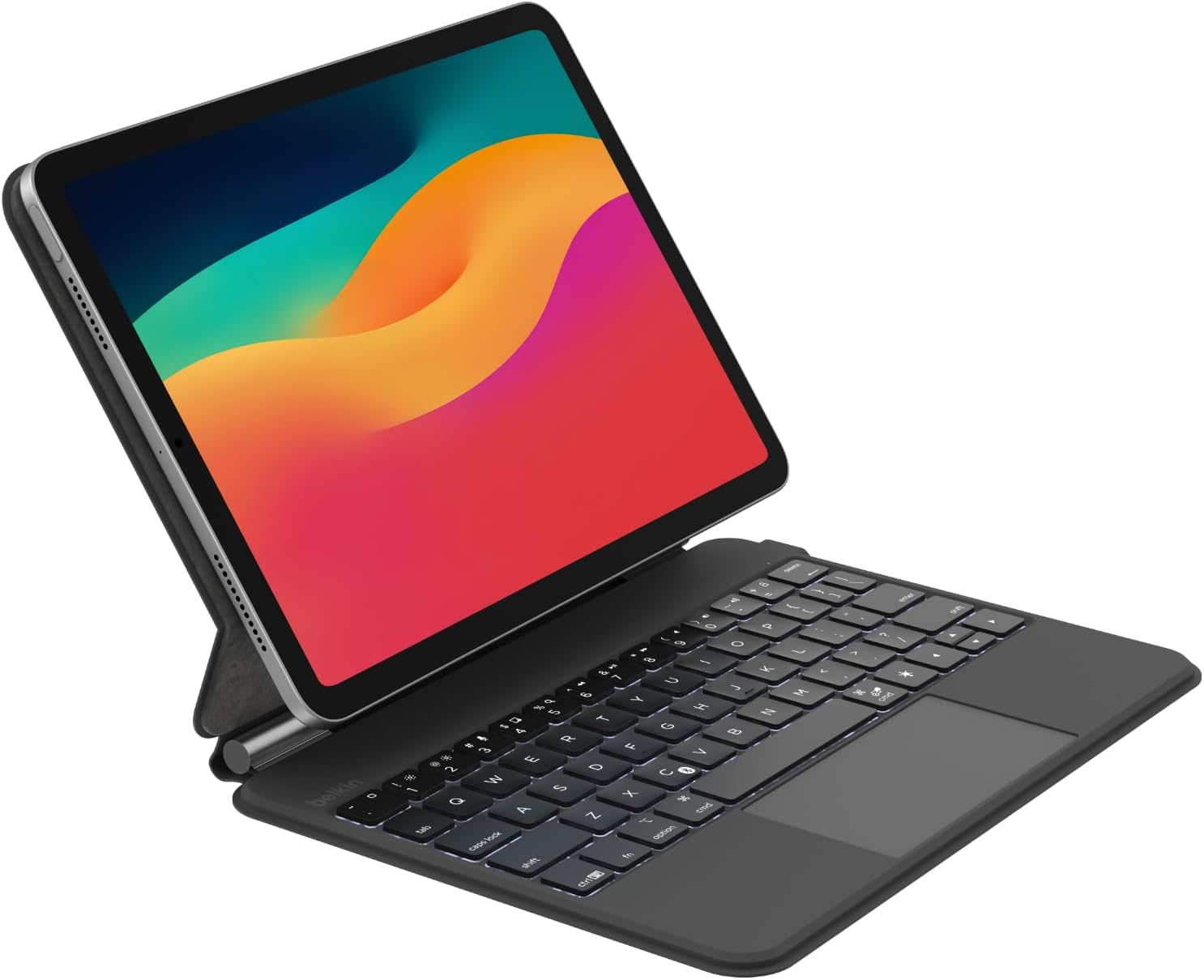 Amazon.com: Belkin Pro Keyboard Case w/Magnetic Stand, Backlit ...
