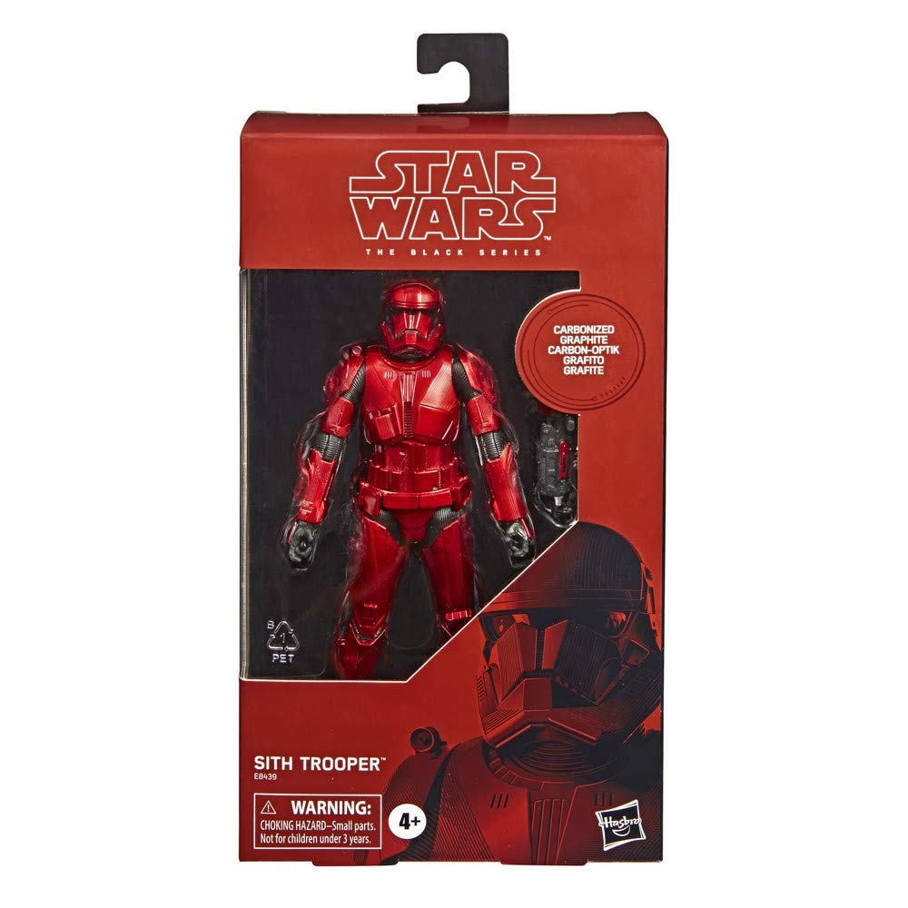 Star Wars The Black Series Carbon-Kollektion Sith Trooper 15 cm große Figur Aufstieg Skywalkers