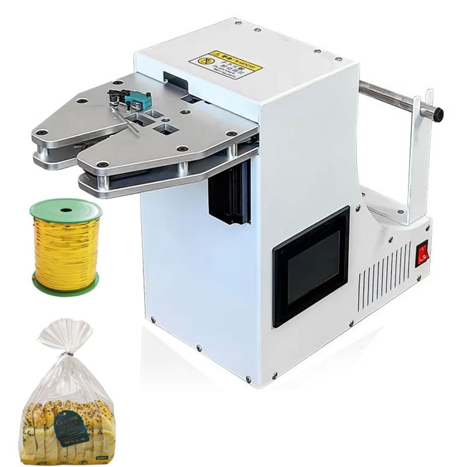 AYCDL Automatic Twist Tie Machine for Food and Cable Bundling, High-Speed Sealing with Adjustable Length and Diameter