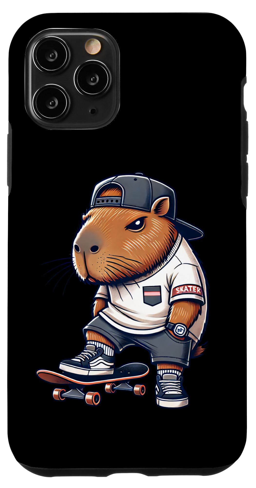 Amazon.co.jp: iPhone 11 Pro Capybara おもしろスケーター スケート