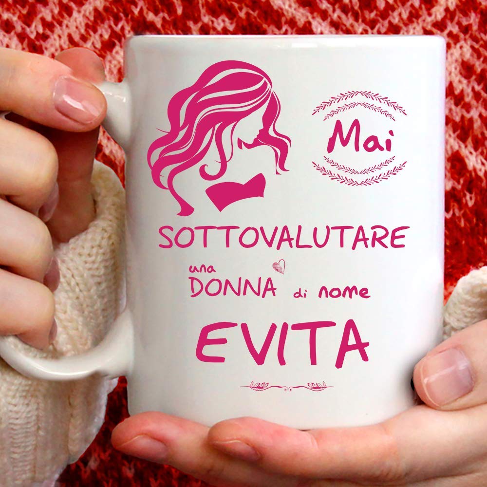 Tasse personnalisée Mug Evita pour café et cappuccino