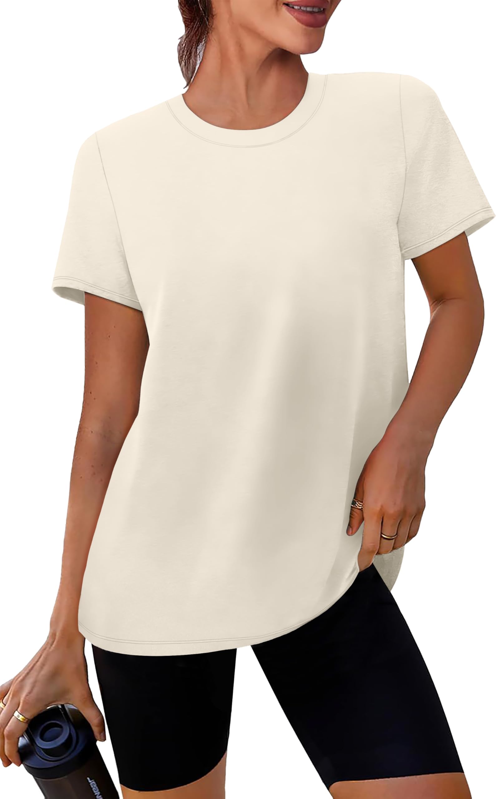 Workout Tops for Women Short Sleeve Summer Tops 2026 Athletic Shirts Pilates Exercise Clothes Sports Yoga Fitness