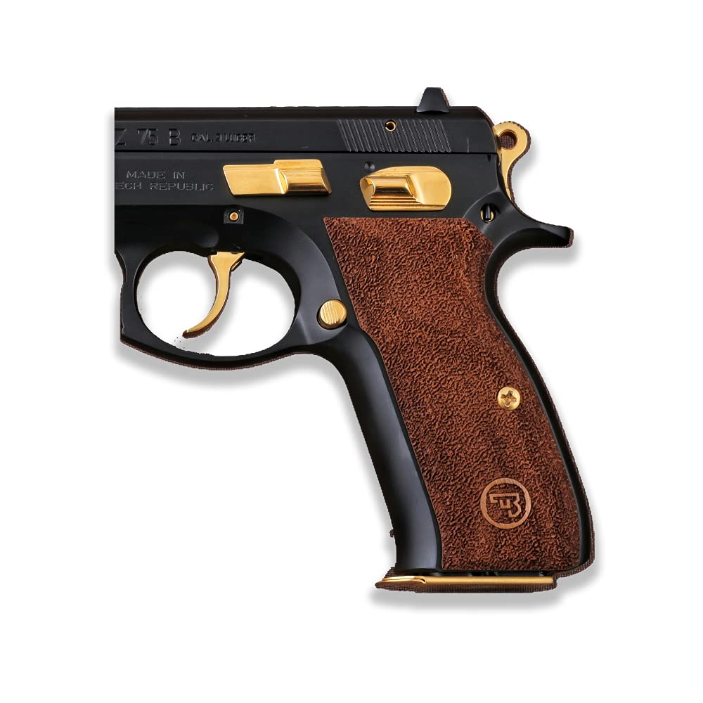 Poignées En Noyer KSD Pour CZ 75, 75B, 75BD, 85 Kadet, Shadow1 – Neuves, Style Classique