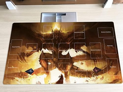 Miniatura 9 de Alfombra de juego Kaiba Seto de ojos azules Dragón Blanco CCG TCG Alfombrilla de juego de cartas + bolsa gratis (ZD014-217-A)