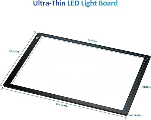 Miniatura 3 de Caja de luz con visor de diapositivas, escáner de luz ultrafino A4 alimentado por USB para foto de diapositivas y escaneo negativo de película,