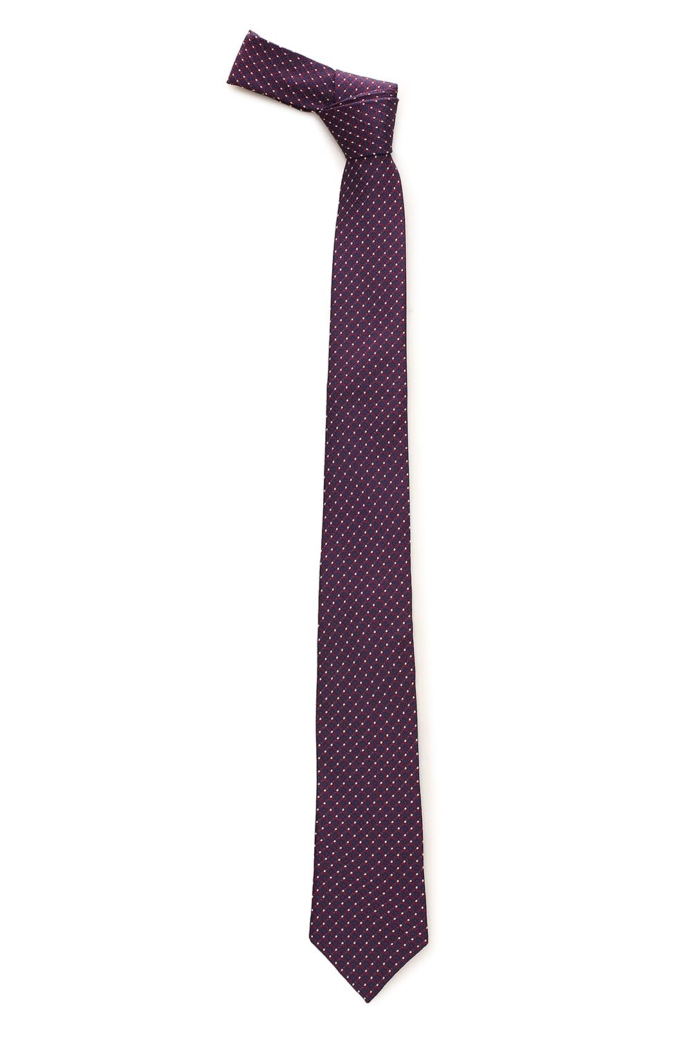 louis philippe Men Purple Embroidered Tie-picture-11