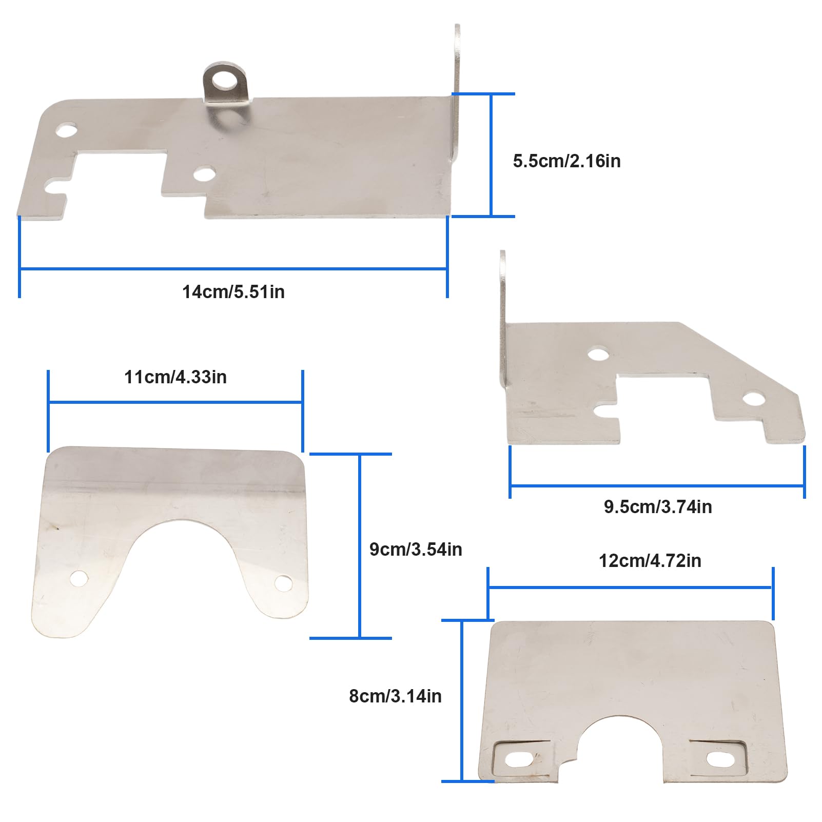Hecktürverriegelung und Prick Stop Einbruchschutz für Ducato, Boxer, Jumper H1, H2, H3, Wohnmobil Zubehör Mit Klappsplint 6mm x 45mm galvanisch verzinkt