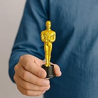 Vista 2 de Trofeo de 6 pulgadas, Dorado, Paquete de 212