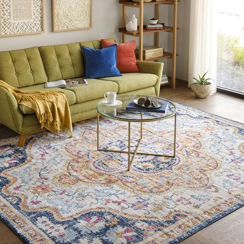 Livabliss Nyburg Vintage Medallion Area Rug,7'10