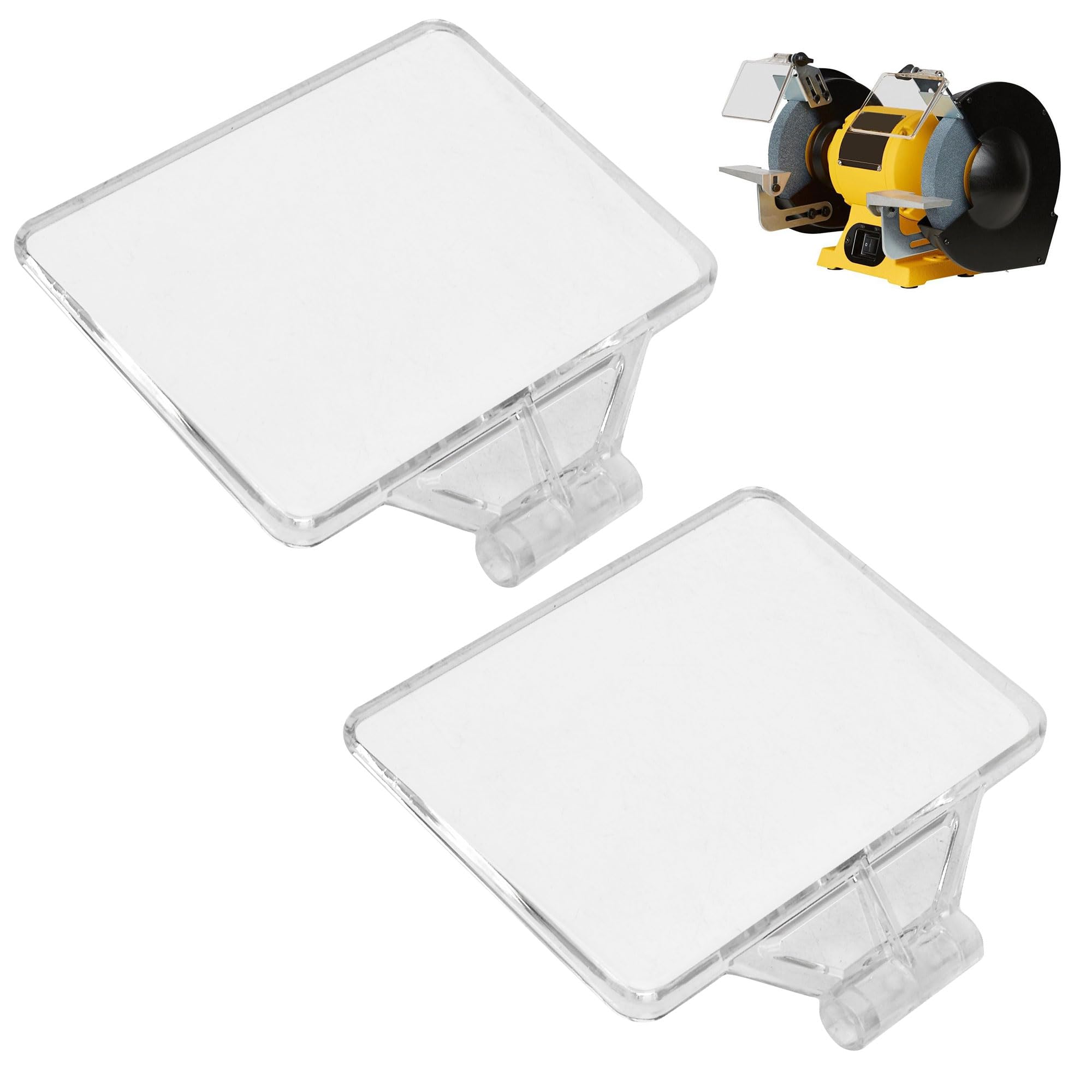 5140170-64 Bench Grinder Eyeshield Compatible with De-walt DW758 Type 2 Bench Grinder Guards, Simple Installation - 2 Pack