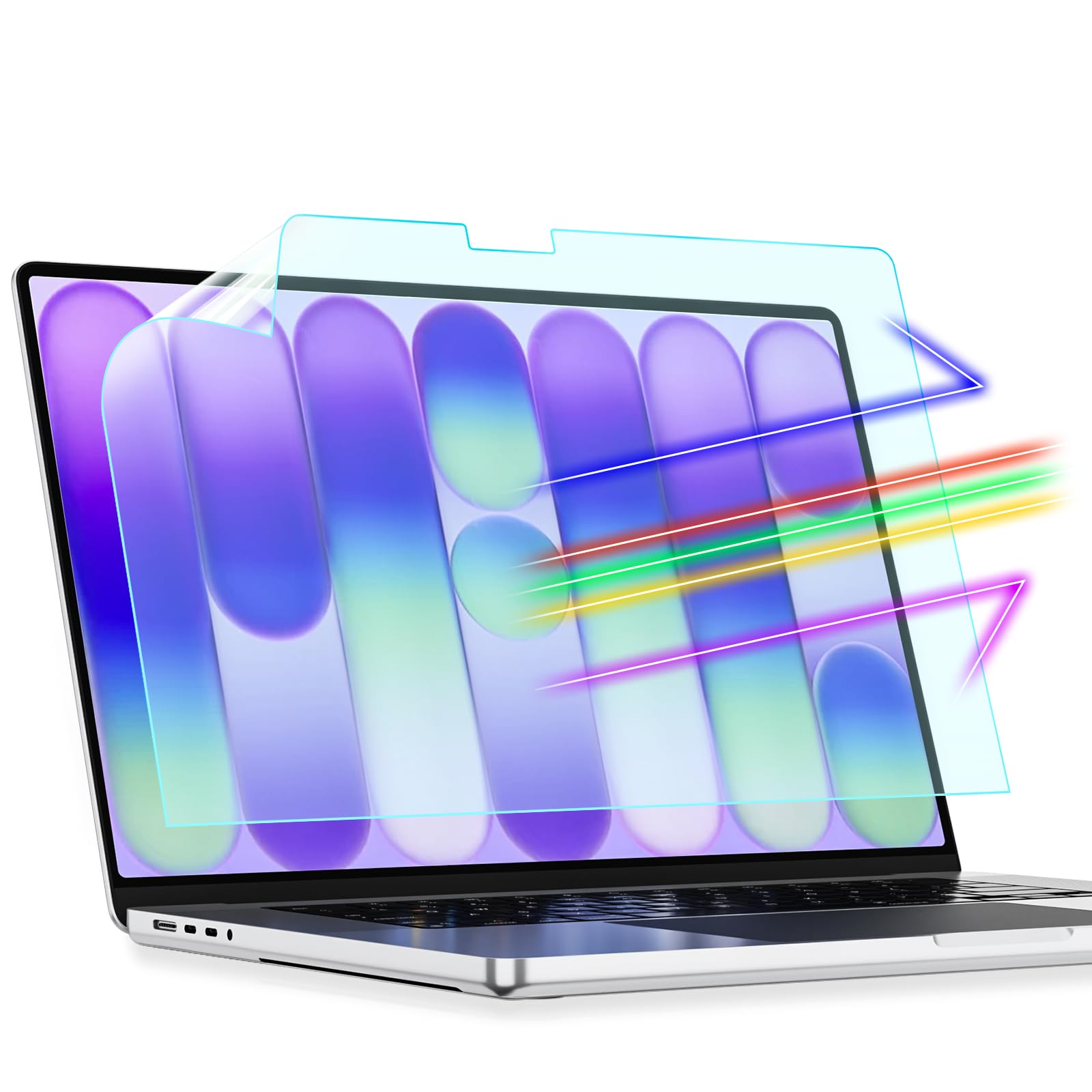Protection Ecran pour MacBook Neo 13 Pouces A18 Pro A3404 Filtre Anti Lumiere Bleue Anti Rayures
