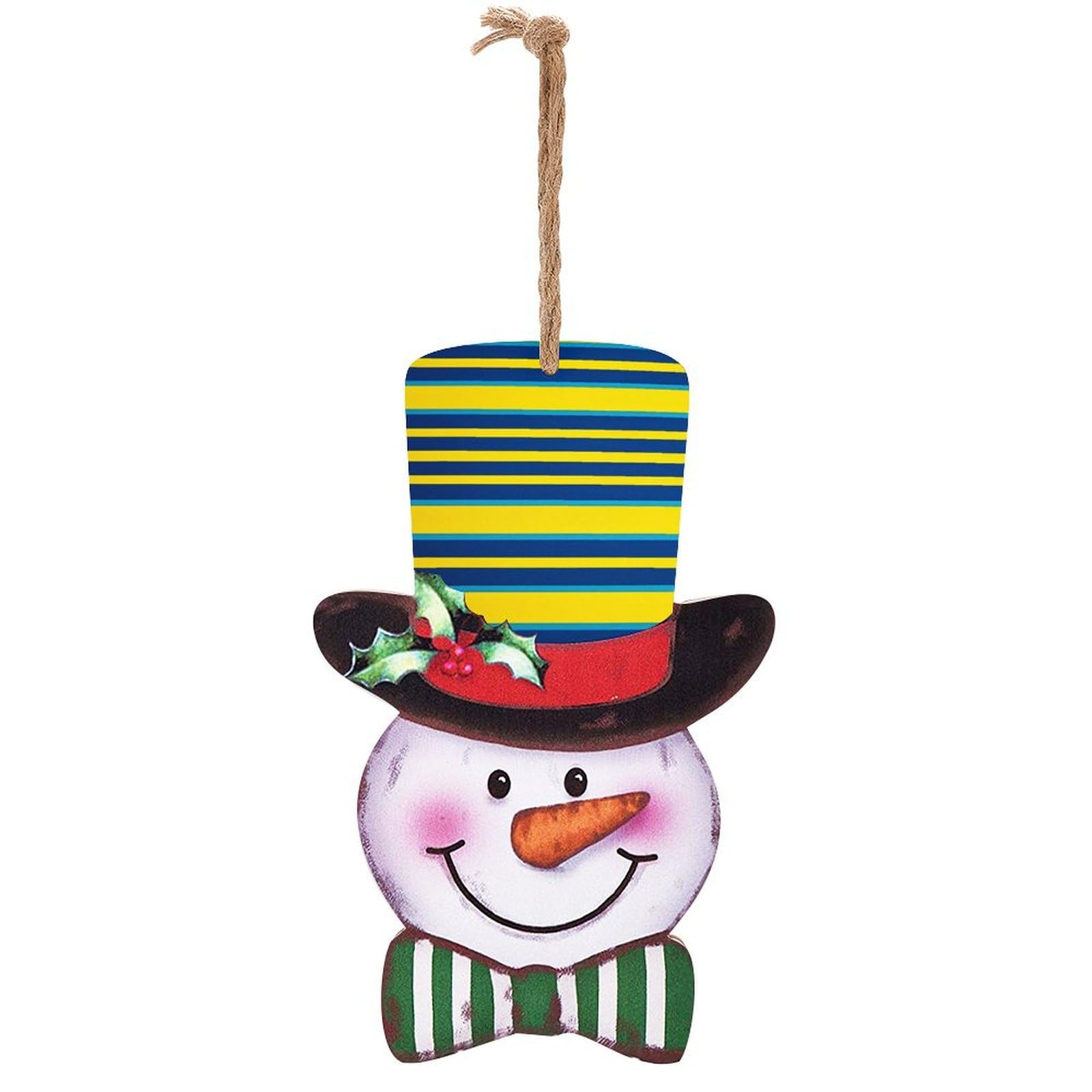 Décoration de Noël à suspendre en bois, cadeau idéal pour maison rustique