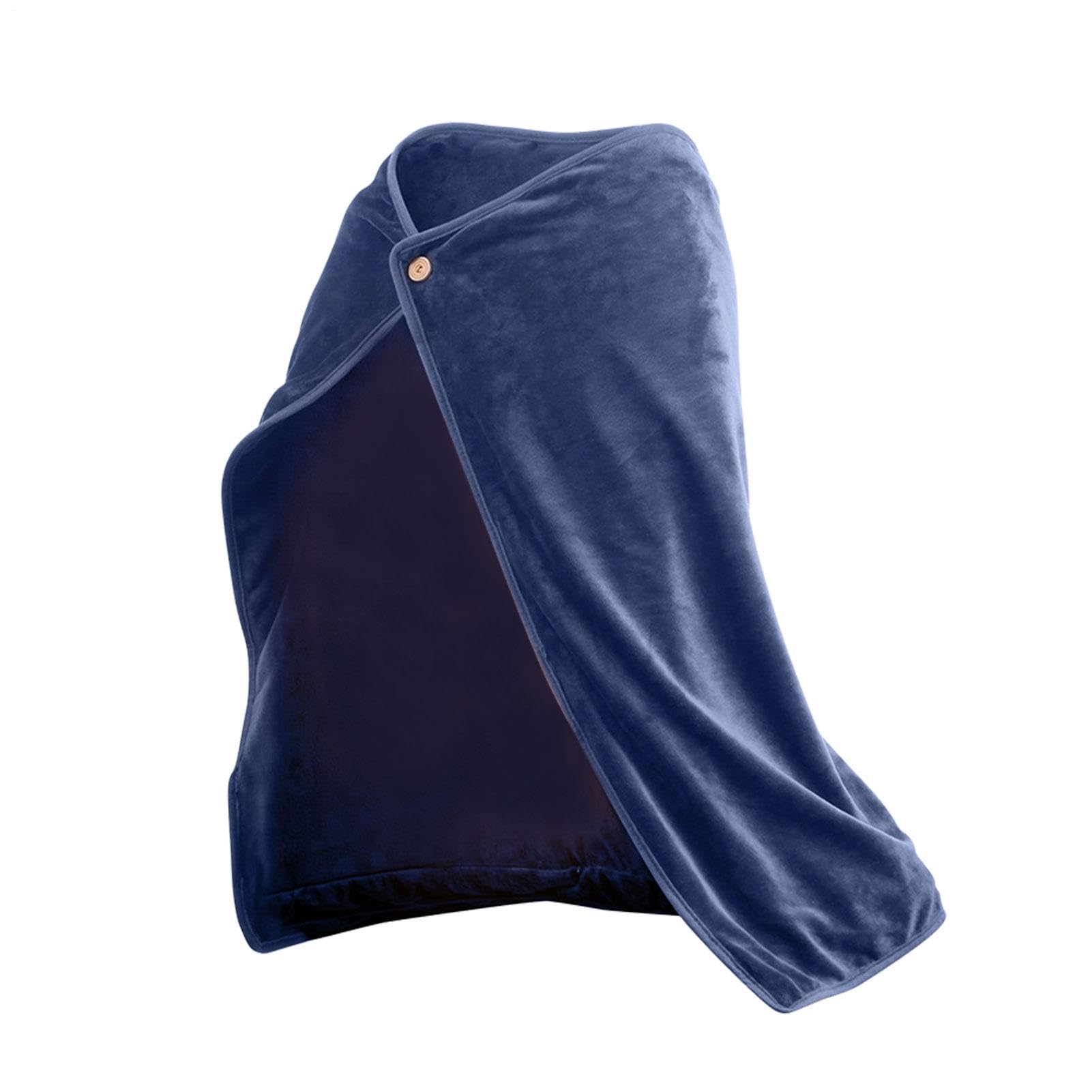 Coperta riscaldata, coperte riscaldate senza fili | Coperte elettriche | portatili wireless - Morbide coperte elettriche Cuscini riscaldanti Cuscino riscaldante per uffici Studio libero
