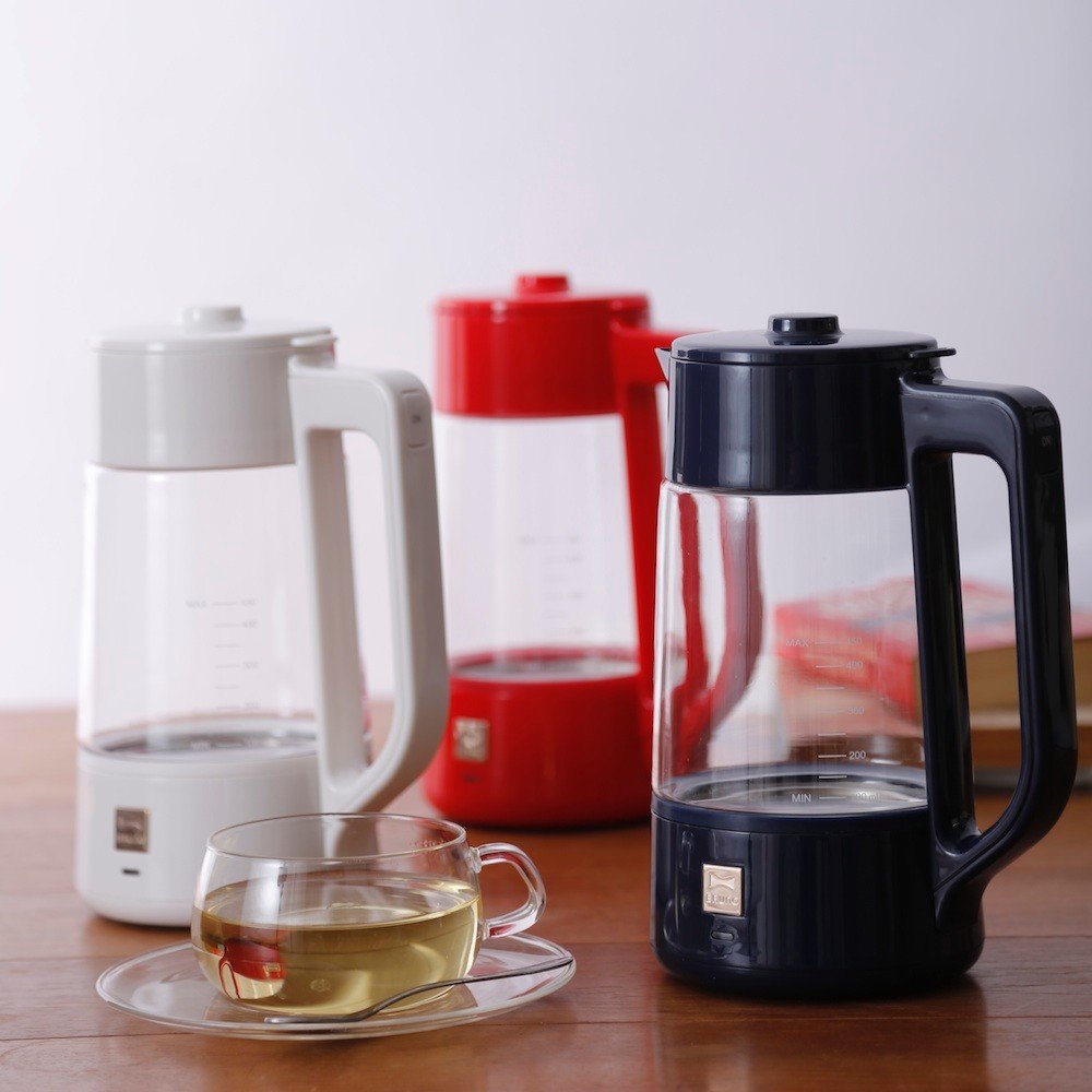 Amazon | BRUNO シンプルな卓上ケトル。 コンパクトケトル レッド