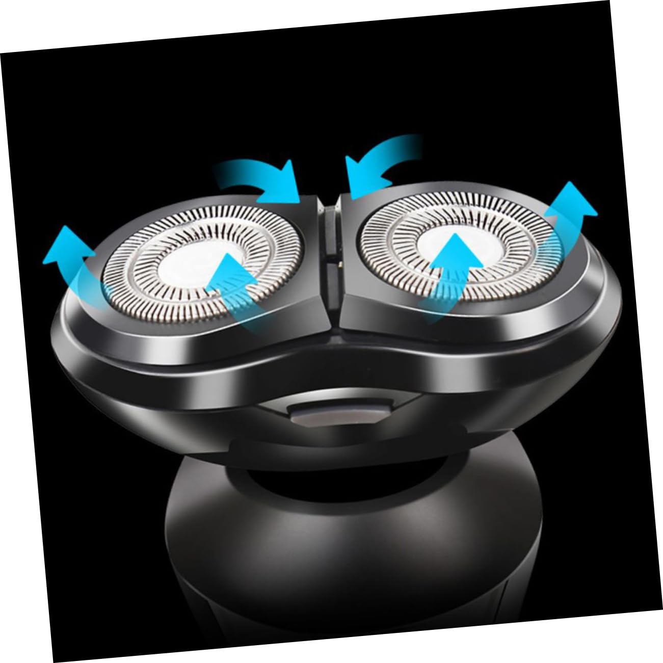 SHERCHPRY USB Rechargeable Electric Beard Clipper and Nose Hair Trimmer for Men Grooming Kit with Washable Head Durable Frame for Beard Sideburns and Nose Hair