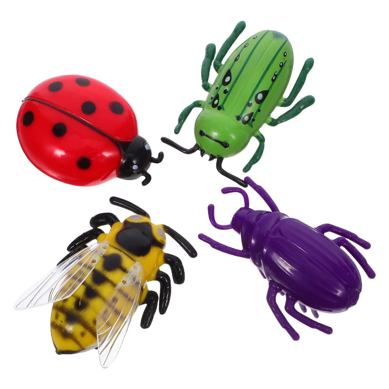 Alasum Electric Cicada Toys 4Pcs Interactive Walking Bug Simulation Insect Toys for Home Use Engaging Nano Robot Insects for Learning and Play