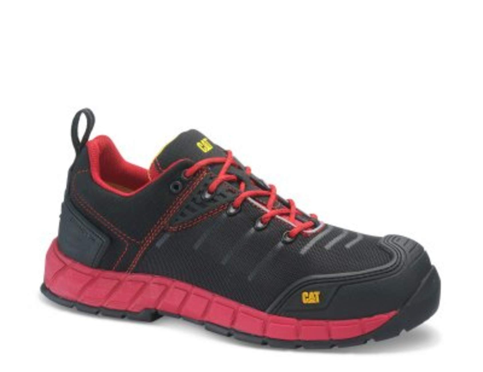 caterpillar shoes red