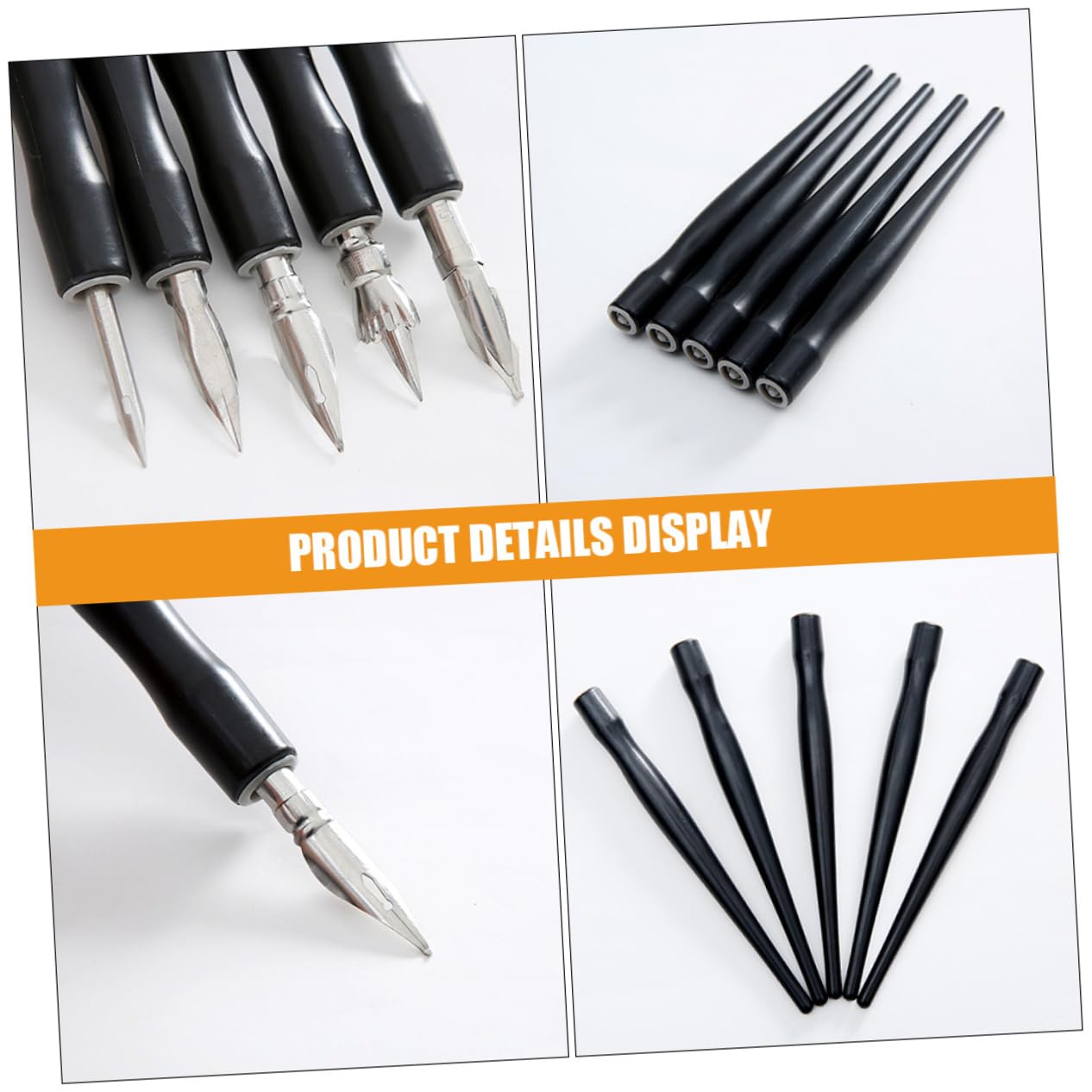TEHAUX 75stücke Teiliges Schwarzer Kalligraphie Dip Pen Für Zeichnung Und Malerei Ergonomisches Design Für Einfaches Handling Für Kreative Projekte Und Kunstwerke