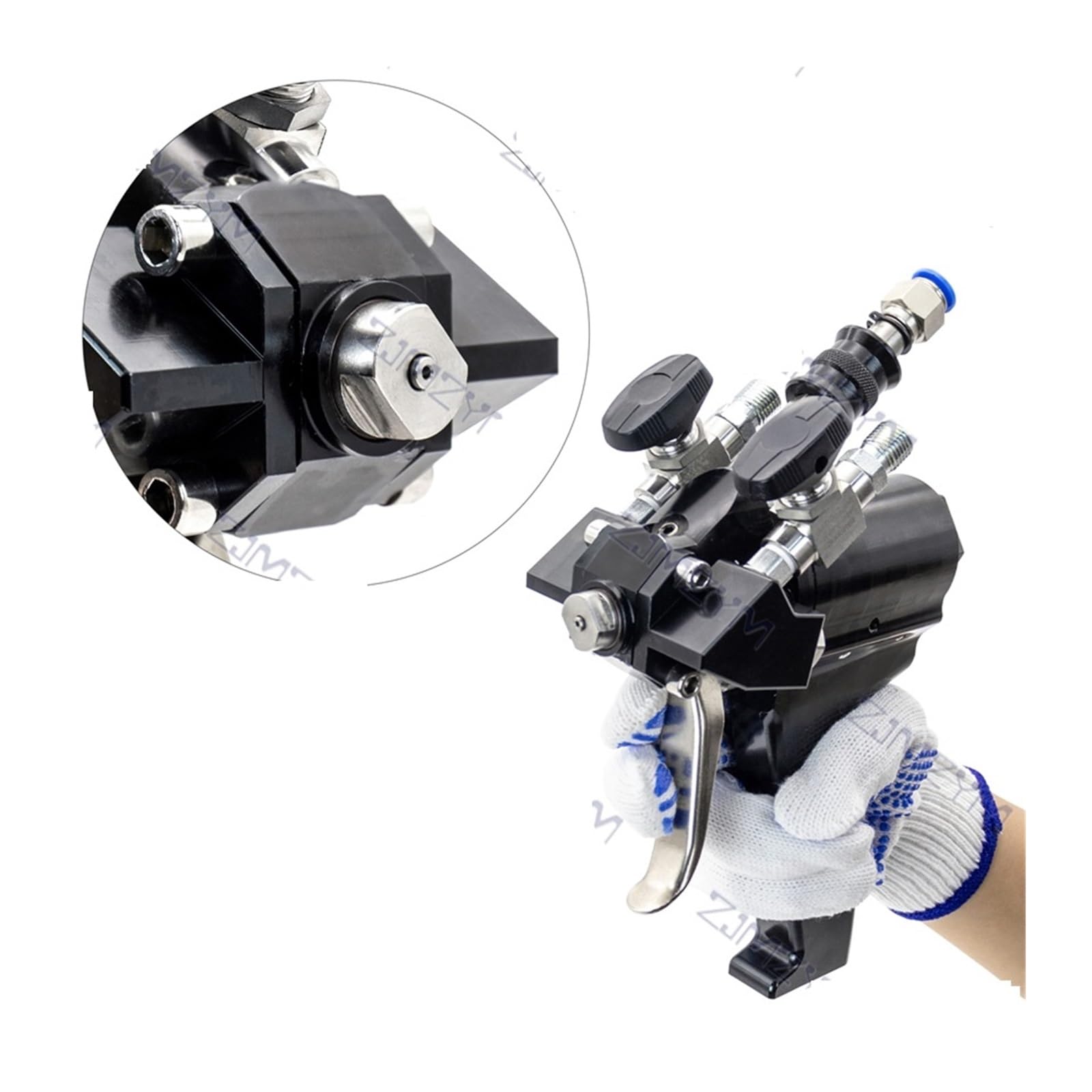 Pistola pulverizadora de espuma poliuretano P2 revestimiento alta presión neumática Máx. 35 MPa 1-12 kg/min 0,2-1,2 1,6 MM Para bricolaje