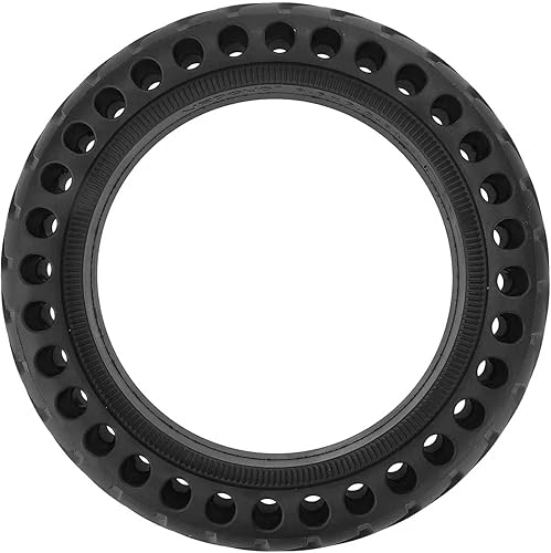 Miniatura 3 de Neumáticos sólidos de 8.5 pulgadas para neumáticos delanterostraseros de repuesto para scooter eléctrico Xiaomi Mijia M365 (negro, 2 piezas)