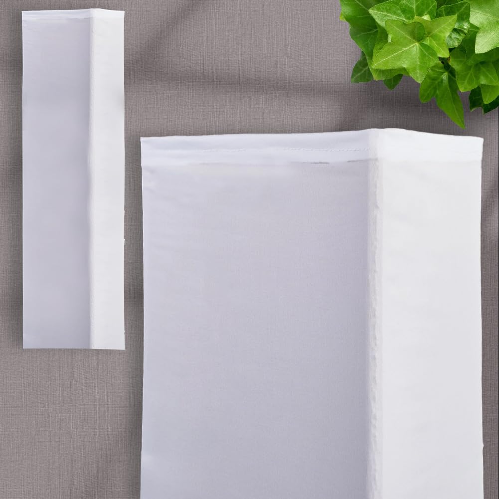 CREATCABIN 2 weiße Traversenabdeckung Für Hochzeiten Traversenabdeckung Passend 200x20cm Kastenrahmen Stretch Stoff Scrim Elastischer Stoff Nahtlose Integration Einfache Installation Ideal