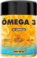 Omega 3 2000mg 60 Softgels Alta Concentração Ultra Concentrado Rico em Dha 240mg e Epa 360mg Fish Oil Materia Prima Importada