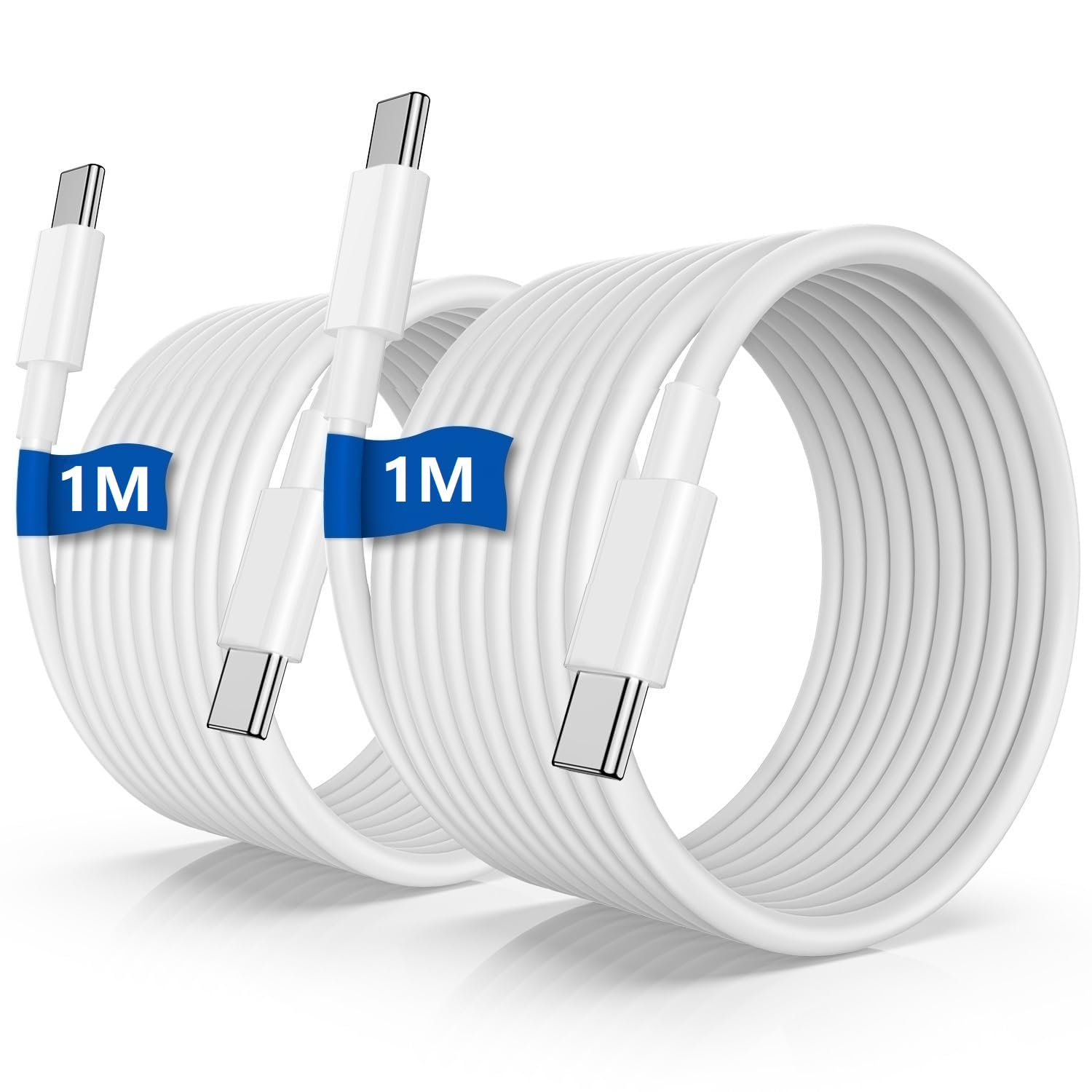 1M USB C Ladekabel for iPhone 15, Typ C Schnellladekabel, iPad Pro Schnellladung Kabel für Apple iPhone 15 Plus/15 Pro Max,MacBook Pro 2021/2020/2019, iPad 12.9/11 inch/Mini/Air, Samsung S24/S23