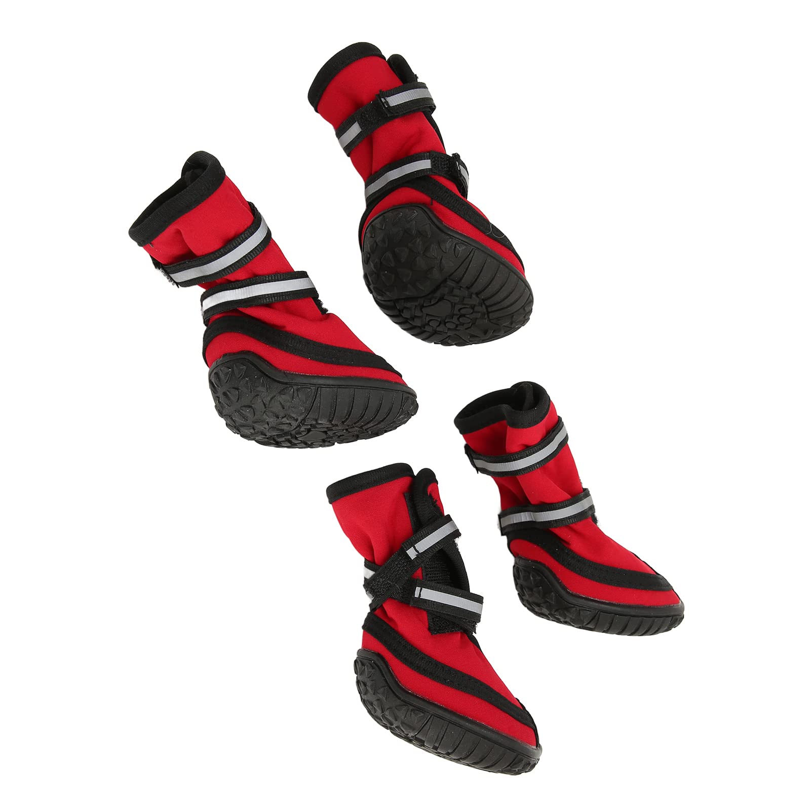 Chaussures de Randonnée pour Chien, Semelle Antidérapante Solide, été, Respirantes, Réglables, Réfléchissantes, Protections de Pattes d'animaux de Compagnie, Semelle S avec Texture (XXL)