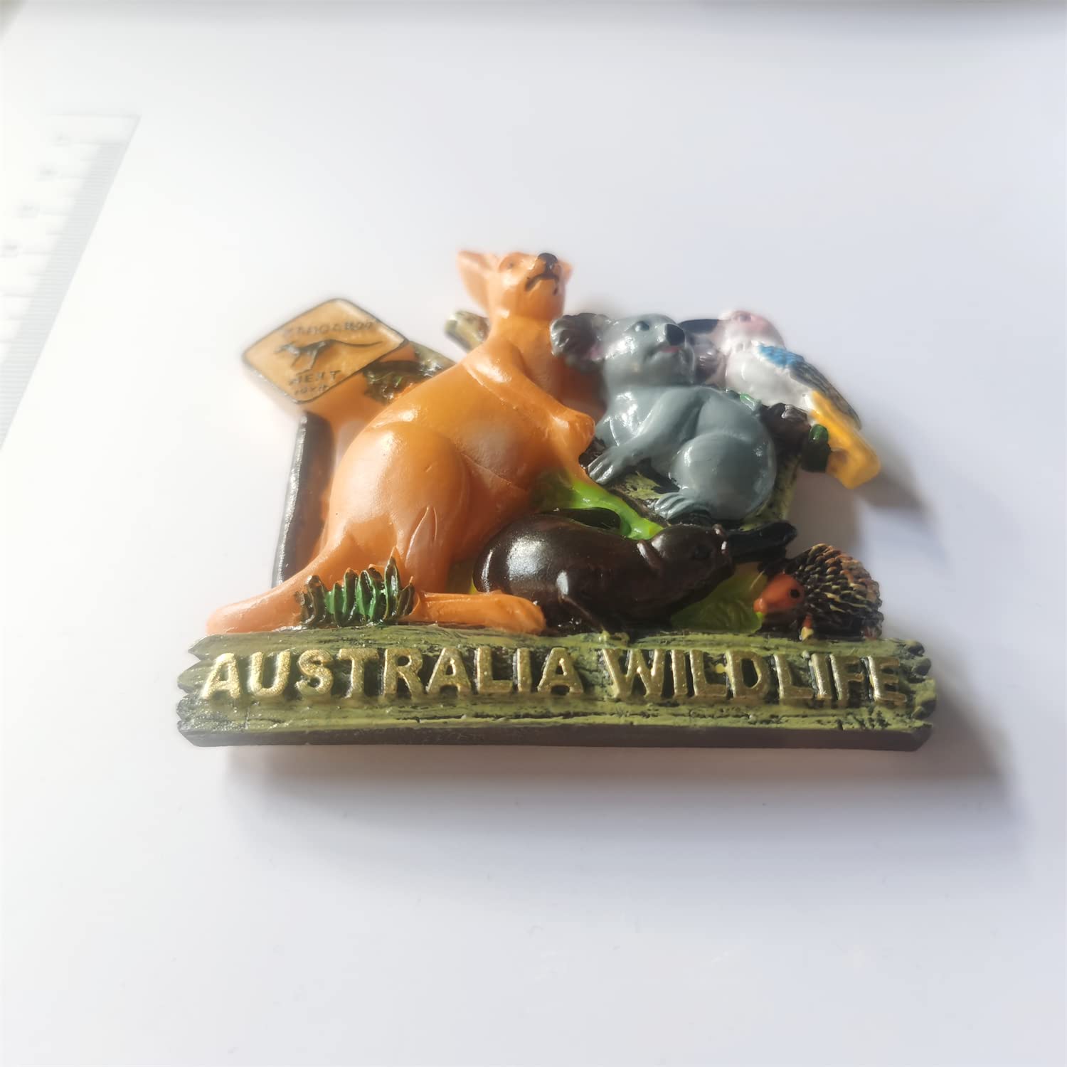 Koala Animals Australia City World - Calamita da frigorifero in resina 3D forte souvenir turistico regalo cinese fatto a mano creativo per casa e cucina decorazione magnetica (Australia