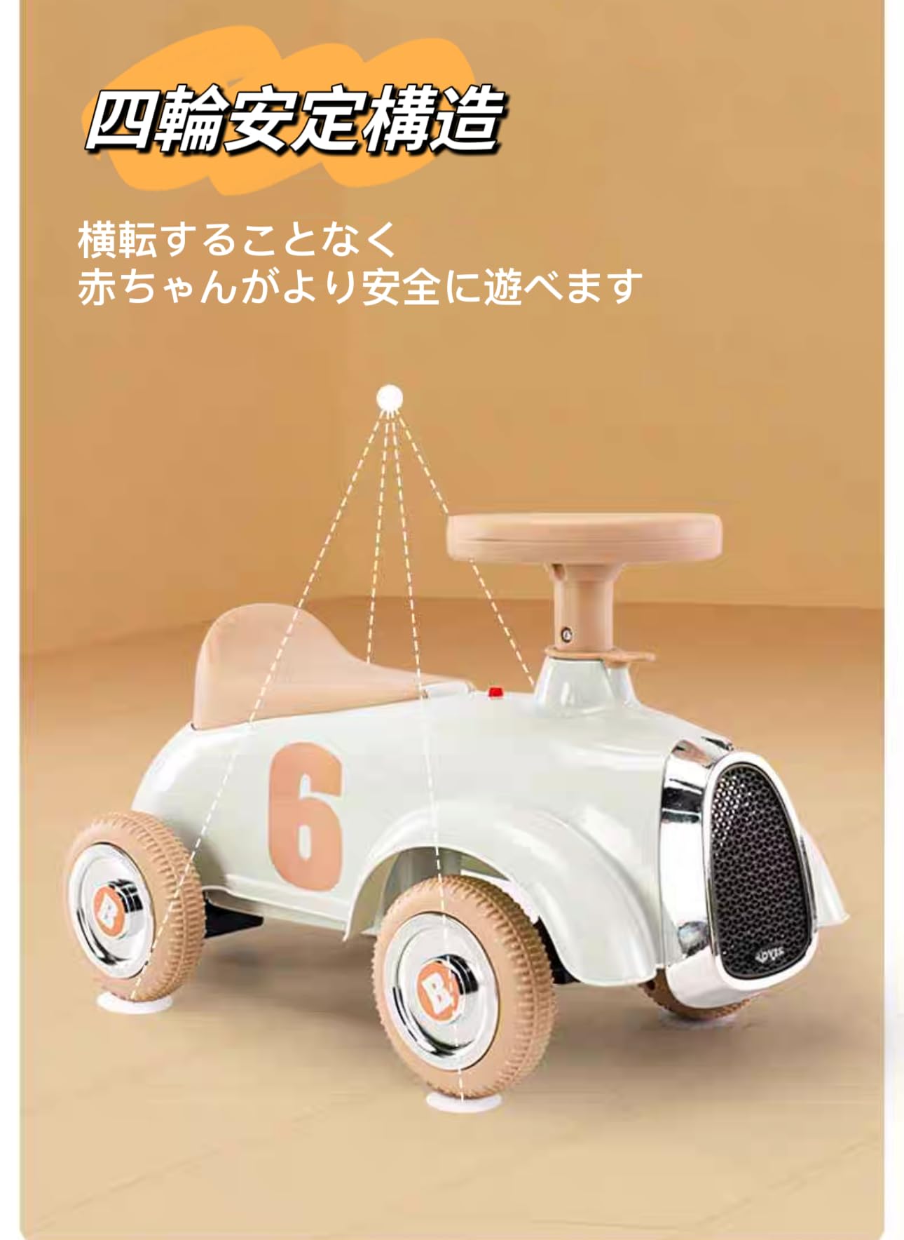 Amazon.co.jp: 子供用バランスカー 足けり乗用玩具 1-3 歳