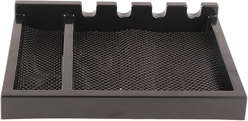 Miniatura 4 de Bandeja de peluquero, bandeja de peluquería, organizador de recortadora de pelo con alfombrilla antideslizante para salón de belleza