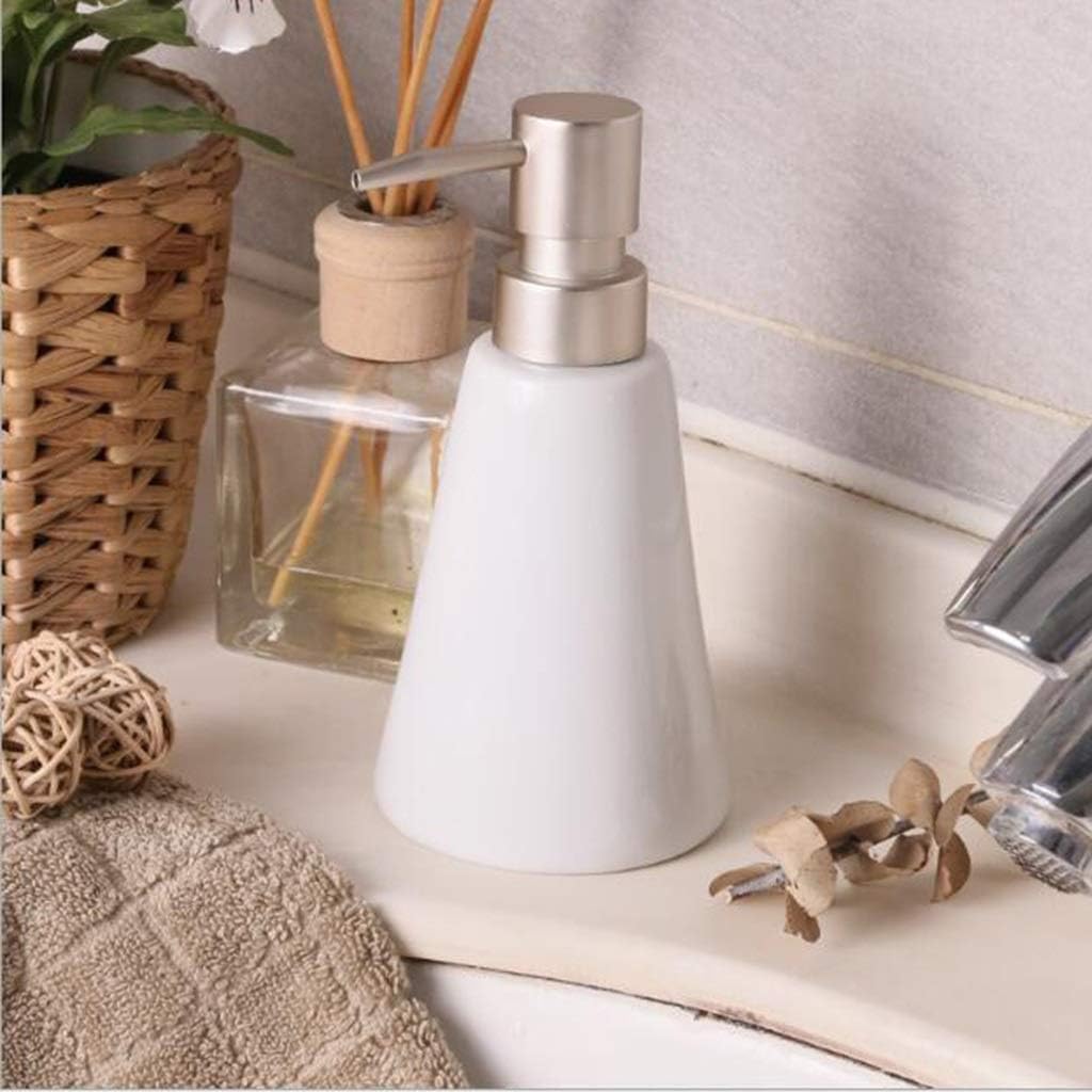 Dispenser di sapone – Dispenser per sapone liquido, dispenser per sapone liquido, dispenser per sapone liquido, dispenser per lozioni in ceramica, per cucina, bagno, bagno