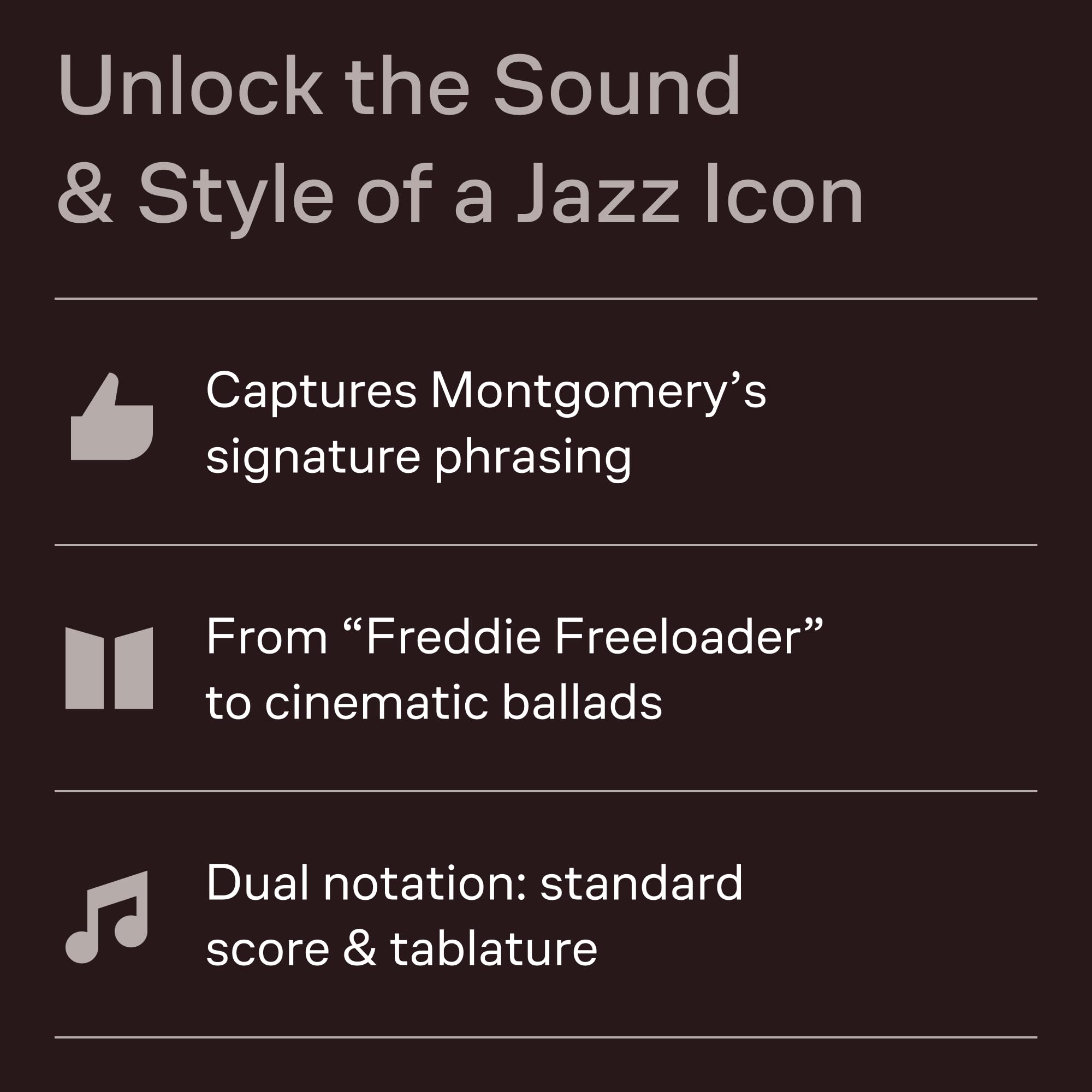 Wes Montgomery Guitar Recorded Versions | Jazz Guitar Sheet Music Songbook with Note-for-Note Transcriptions | 20 Iconic Jazz Solos for Electric Guitar | Hal Leonard Music Book for Jazz Guitarists - Image 4