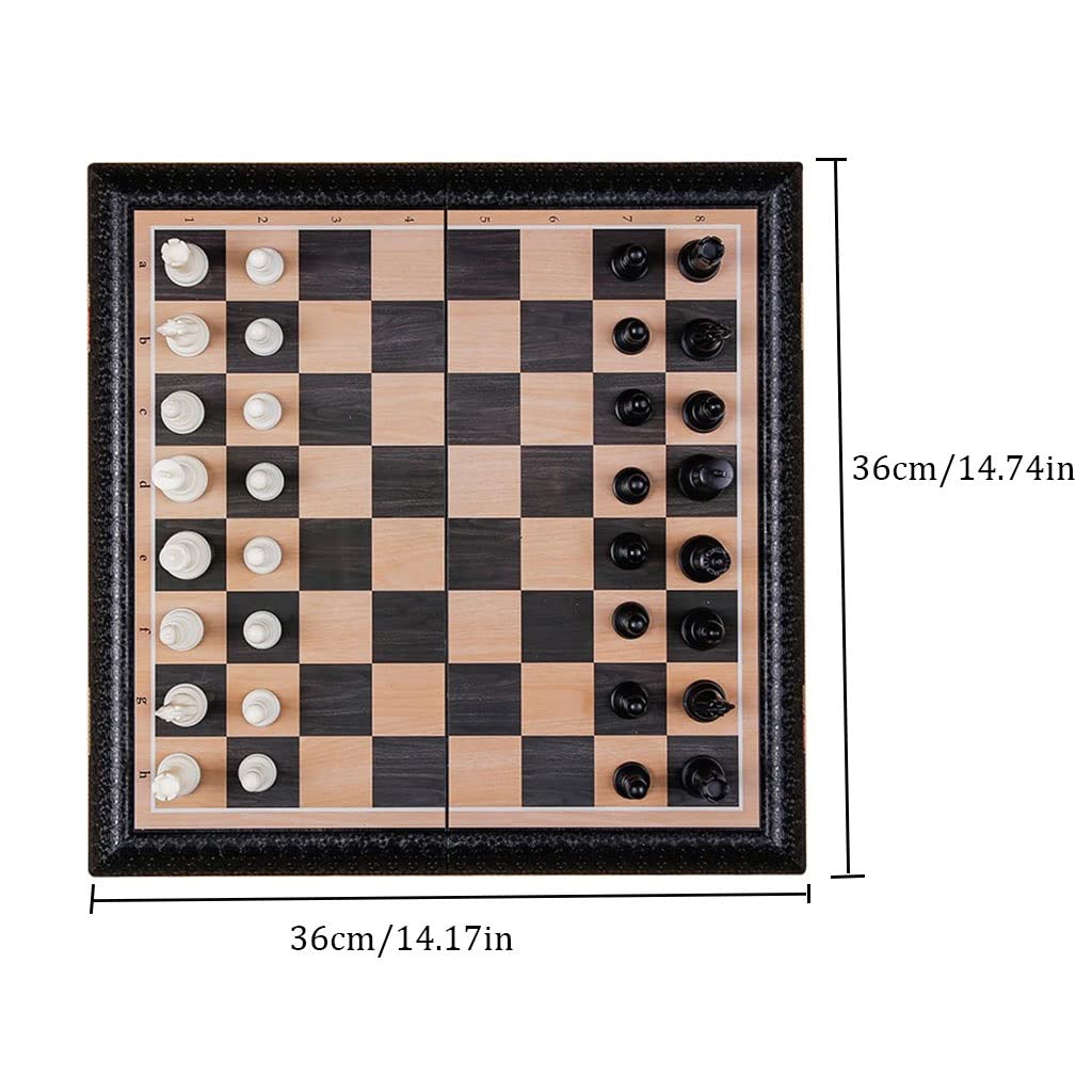 Schachspiel-Set, Schachspiel, Schachbrett-Set, magnetisches Schach, leicht zu tragen, faltbares Schachbrett, Studenten und Erwachsene, magnetisches Schach, Schach, Brettspiel, Schachspiel Schach