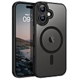 Magnetic for iPhone 16 Case [Compatible with Magsafe] Translucent Matte Phone Case iPhone 16 Slim Thin Shockproof Women Men Girls Boys Protective Cover Cases for iPhone 16 6.1