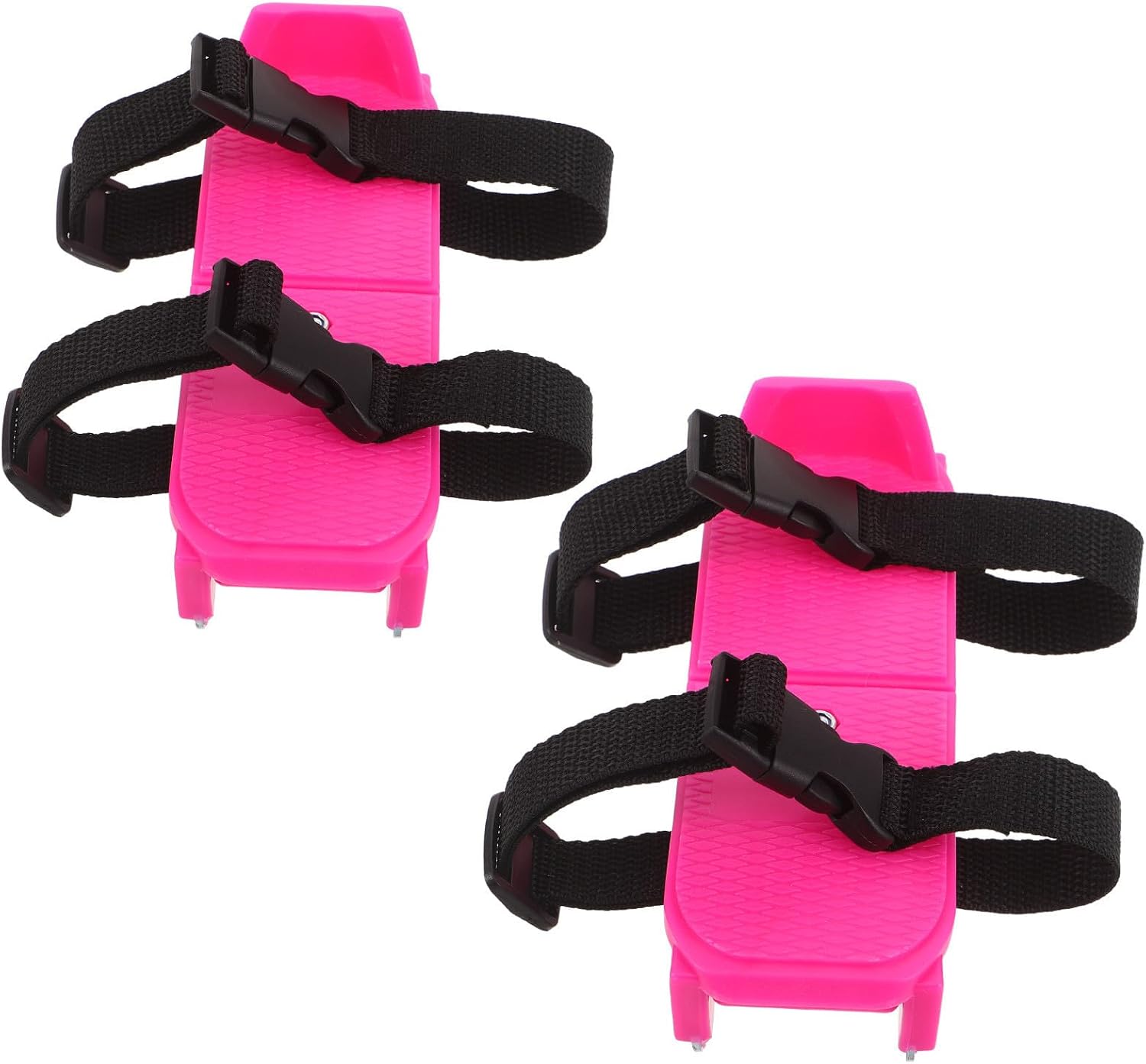 Mikinona Adjustable Mini Ice Skates for Comfortable Padding and Vibrant Design, for Ice Rinks and Outdoor Activities, Sturdy Pp+Metal+Ribbon Material, Youth Skates for Winter Sports