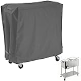 AKEfit Patio Cooler Cart Cover,Waterproof Ice Chest Cart Cover Fits 65-80 Quart Patio Party Ice Chest Rolling Cooler,34