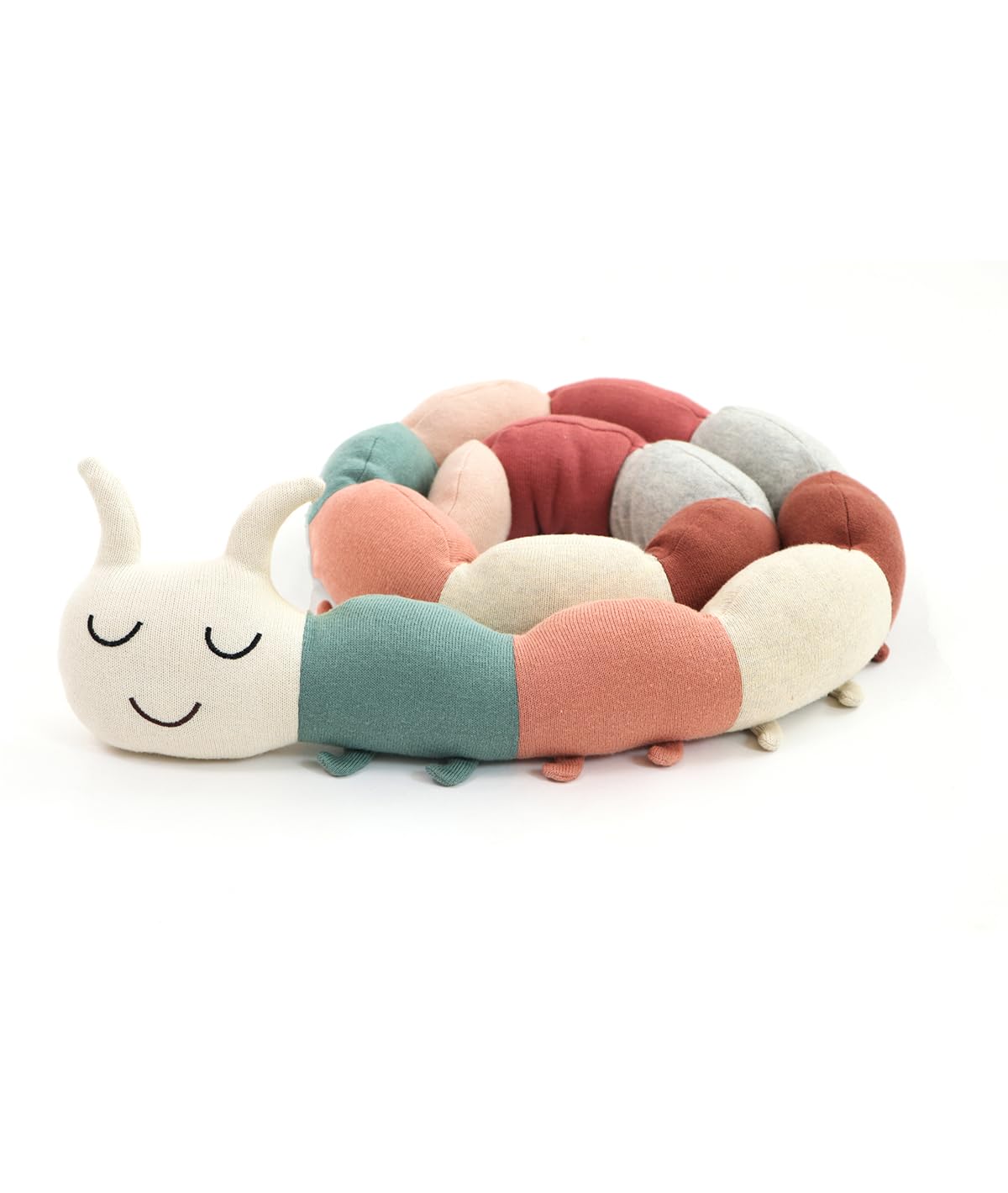 Pluchi Caterpillar Cotton Knitted Stuffed Soft Toy (Multi Color) (B0CLDQS3SD) Amazon Price History, Amazon Price Tracker